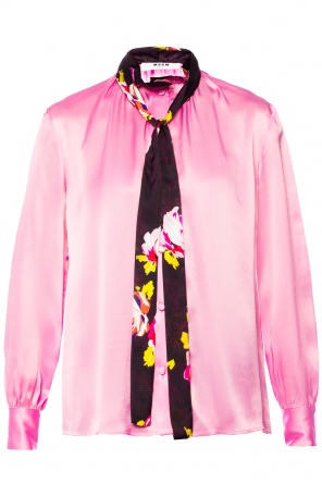 Shirt with decorative sash, zdjęcie 1 Shirt with decorative sash od MSGM